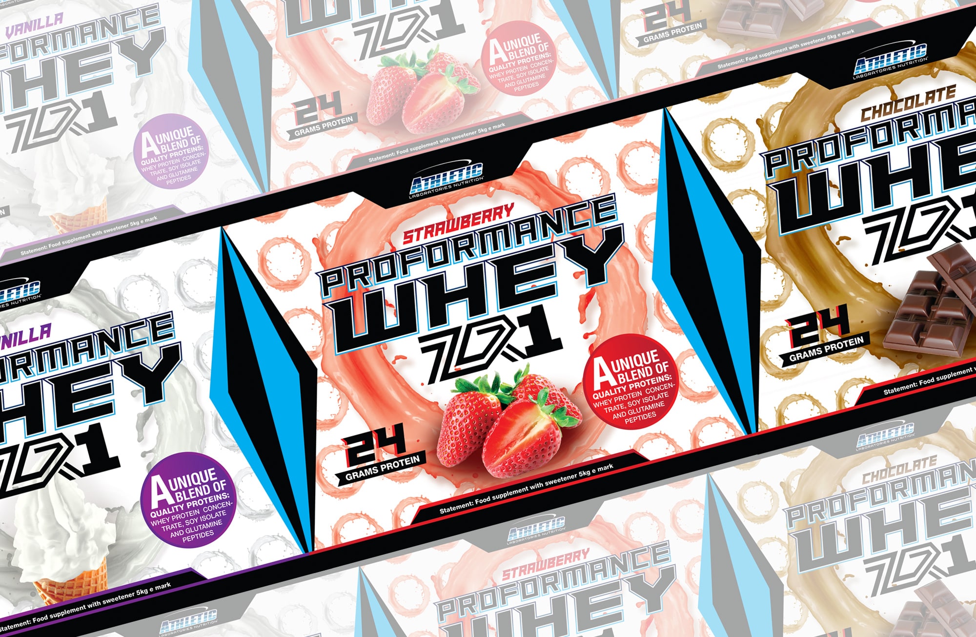  Great Britain, Performance Whey ZR1, Label Art for Bright Metallized Polypropylene and Matte Laminate Finish 