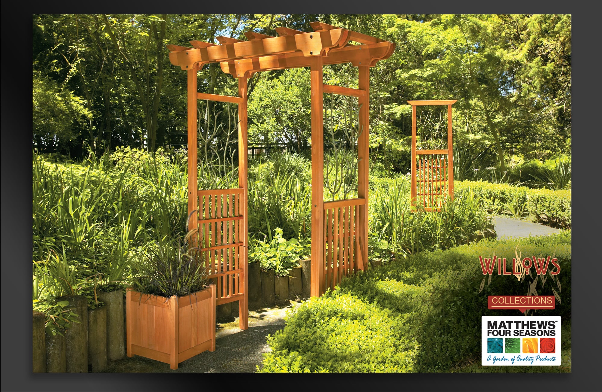  USA, Box, Arbor and Trellis In-Store Banners for The Willows Collections  